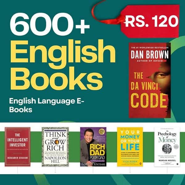 600+ English E-Books 0