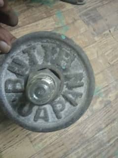 10k  dumbell and weight plates of 20 Kg plus long rod 0314-7129-267