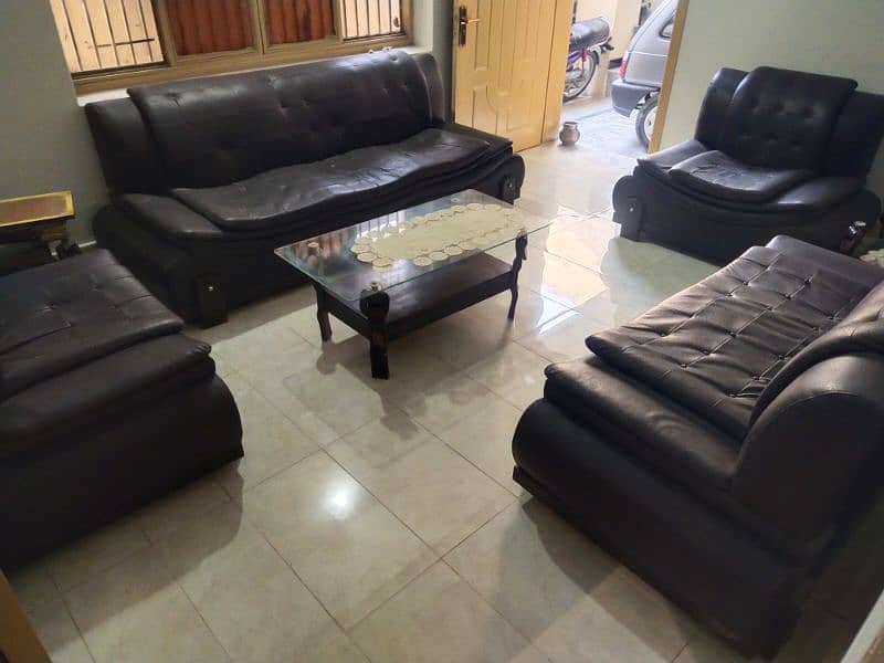 7 seater leather sofa set 2