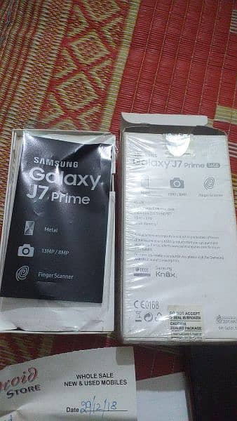 Samsung J7 prim,ful box,(03165859104),Finger print,Ram 3gb,Memry 16gb 8