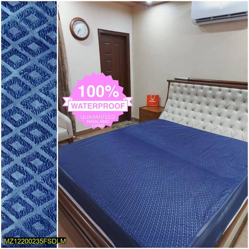 Premium Waterproof mattress cover (FREE DELIVERY ALL OVER PAKISTAN) 1