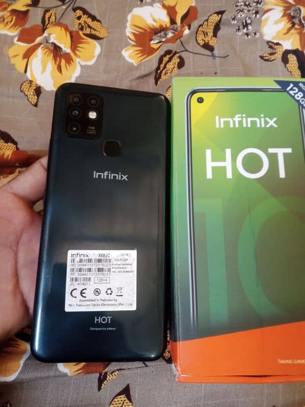 Infinix hot 10 play 4/128 whtsp03477769205 1