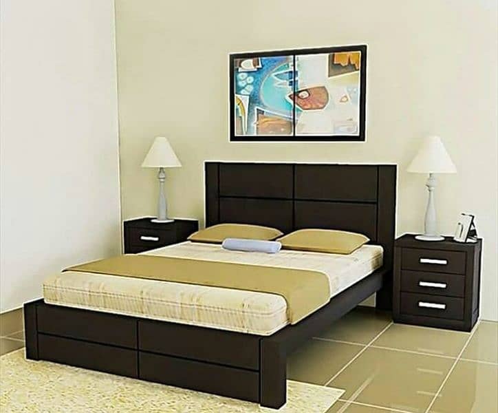 Double bed/bed set/brass bed/ 10