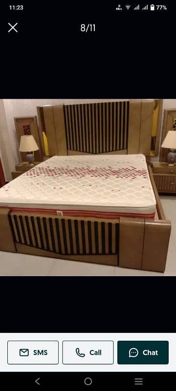 Double bed/bed set/brass bed/ 15