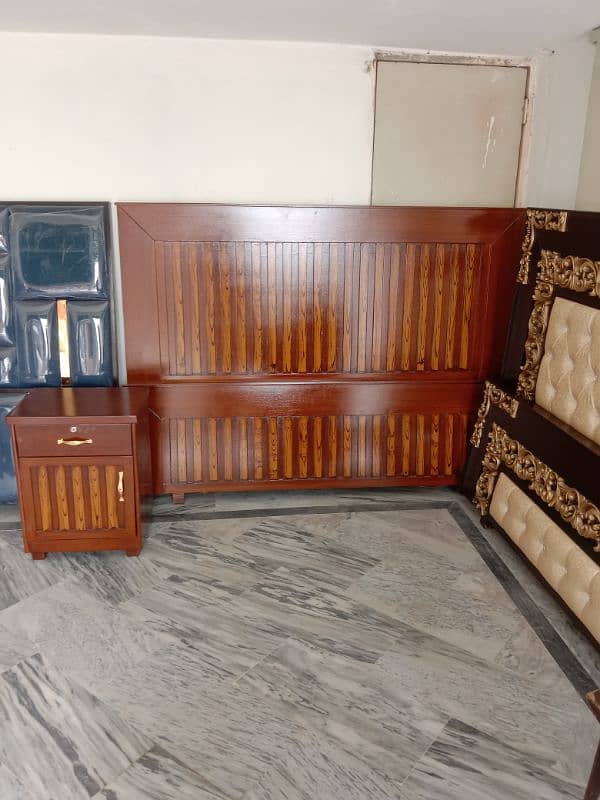 Double bed/bed set/brass bed/ 18