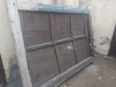 old Wooden heavy door