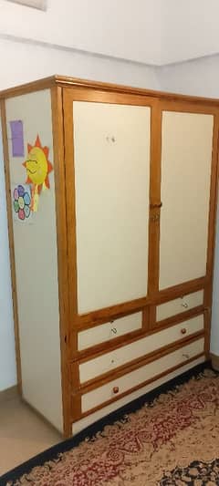 Beautiful Habbitt Wooden Wardrobe for sale