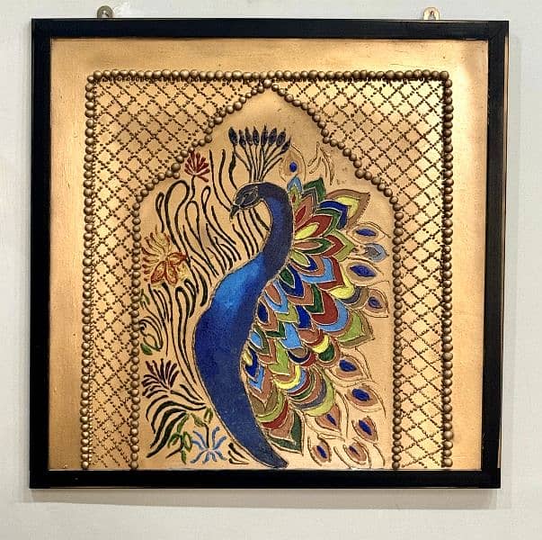 peacock wall hanging 0