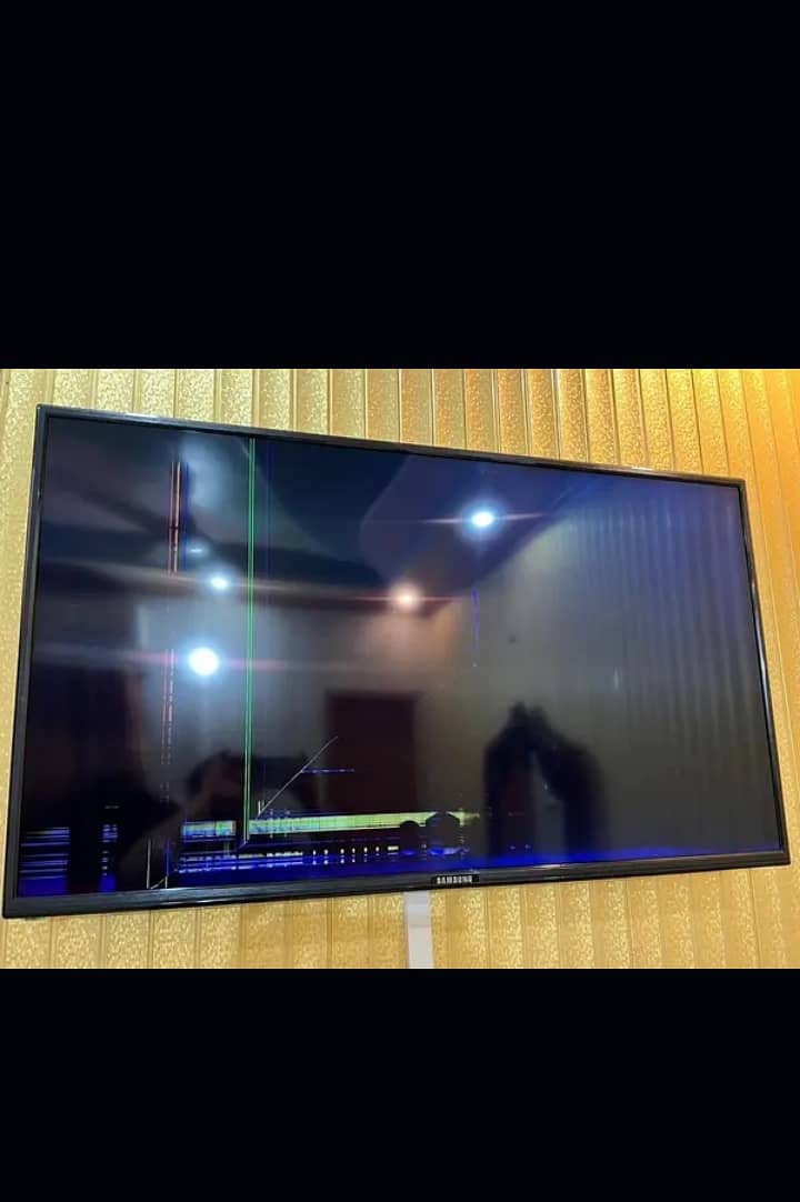 samsung smart LED android 50 inches panel defective 0