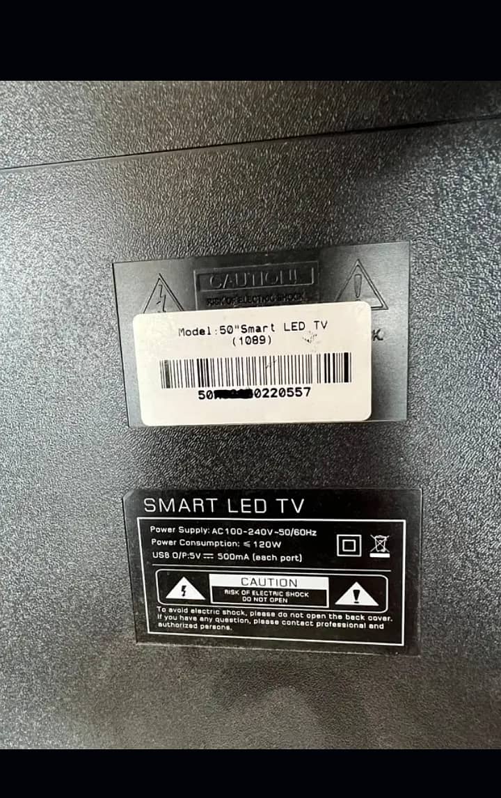 samsung smart LED android 50 inches panel defective 3