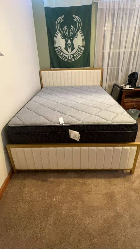 double bed| iron bed| Single bed| bed set| Steel bed| Furniture 5