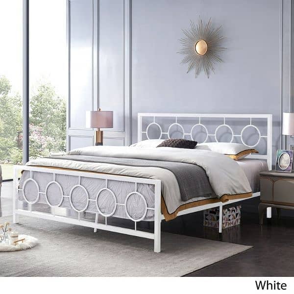 double bed| iron bed| Single bed| bed set| Steel bed| Furniture 7