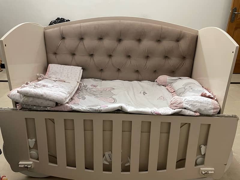 Wodden Baby Cot Islamabad|Baby Crib|Baby Bed|Baby Gear 2