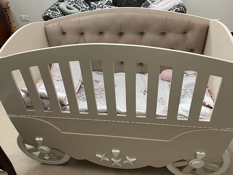 Wodden Baby Cot Islamabad|Baby Crib|Baby Bed|Baby Gear 4