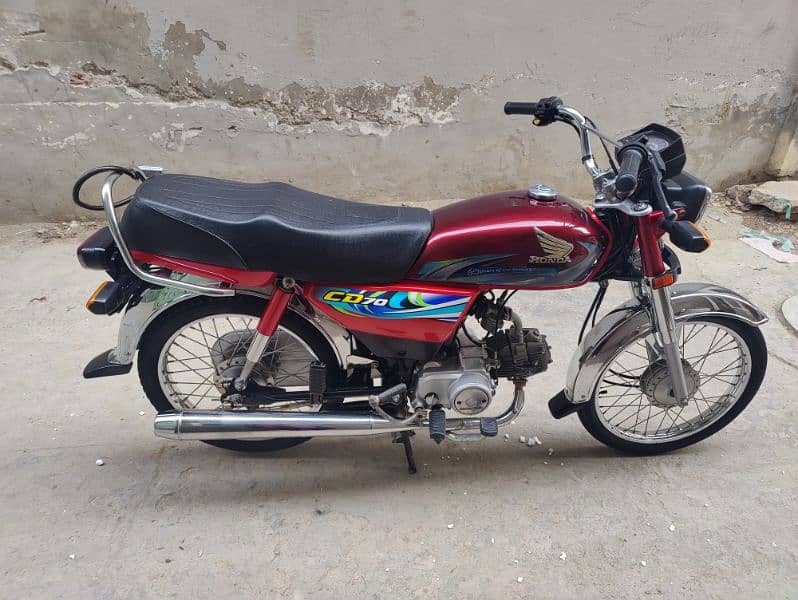 Honda cd70 purchasing date 3-06-2024 2