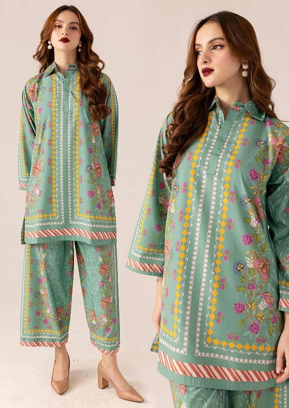 Women Dress | Casual Wear | Women 3 Pcs Dress | Stitch Suits | Silk 2