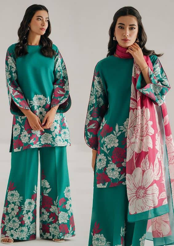 Women Dress | Casual Wear | Women 3 Pcs Dress | Stitch Suits | Silk 5