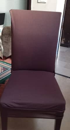 dinning chairs covers dark brown shade