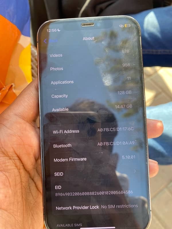 Iphone 12 pro 128 gb factory unlock 9