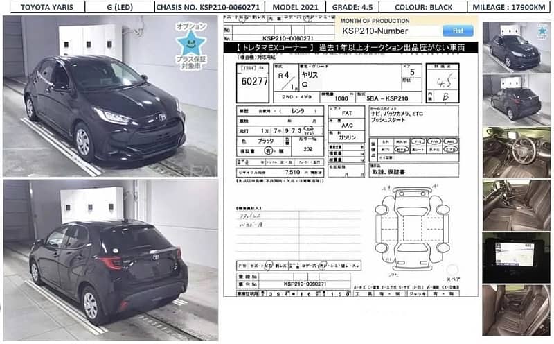 Toyota Yaris 2022 imported from Japan 1