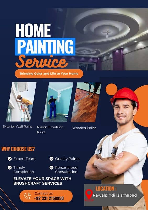 maintenance/ Paint Work | Polish | Ceiling | Rock Wall | Tails Work 0