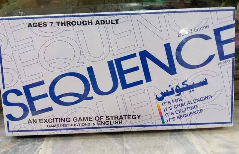 SEQUENCE BOARD GAME (HEAVY LAMINATED QUALITY) NEW 0