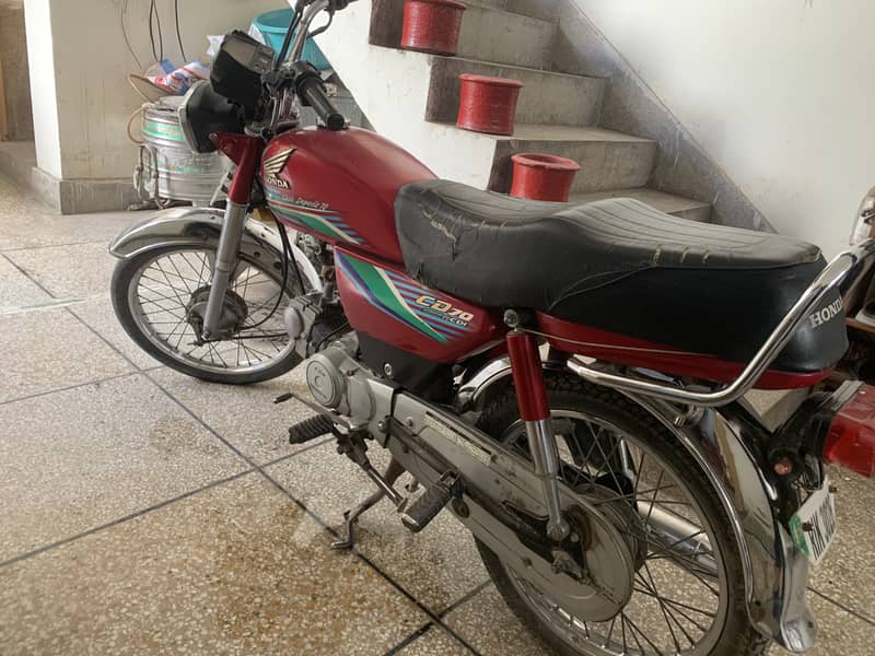 Honda CD 70 2017 rawalpindi number document complete urgent sell 5