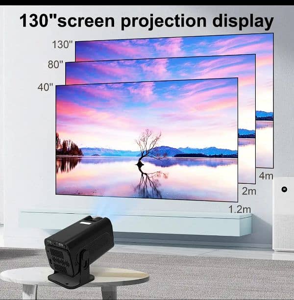 P50 Android Projector Allwinner H713 5G WiFi BT 350Ansi CinemHome Hdmi 1