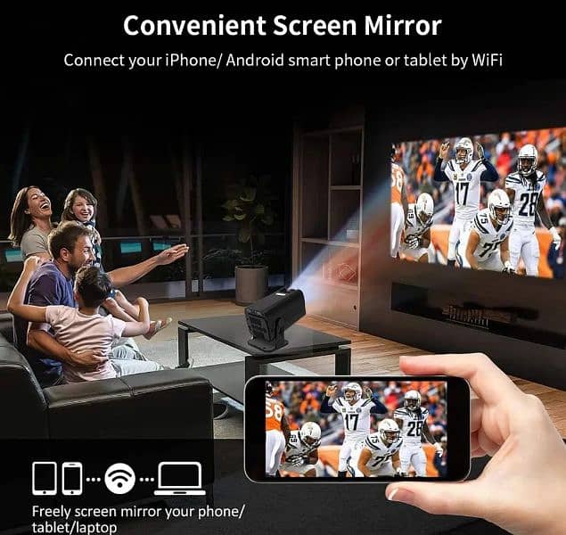 P50 Android Projector Allwinner H713 5G WiFi BT 350Ansi CinemHome Hdmi 2