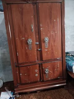 Iron cupboard in good condition.