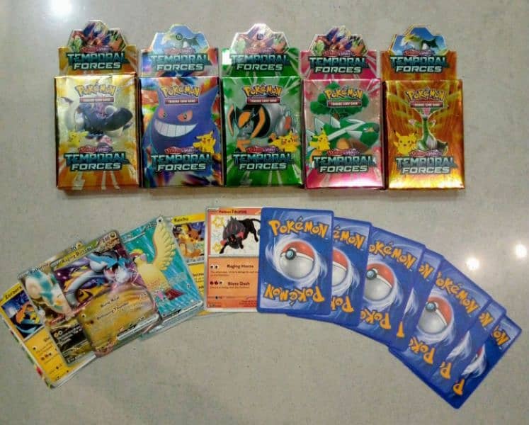 Pokemon Cards 25 Cards Pack Original 1