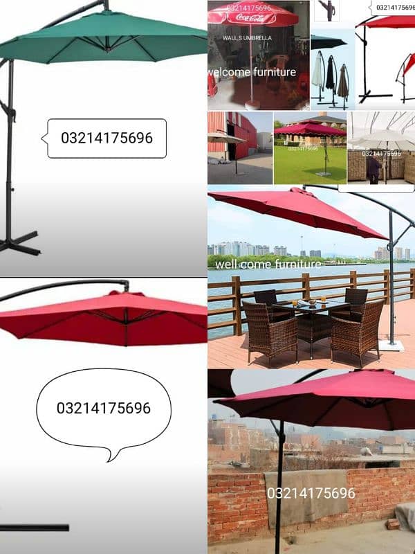 RATTAN OUTDOOR GARDEN UPVC FURNITURE SOFA SET CHAIRS TABLE UMBRELLA 19