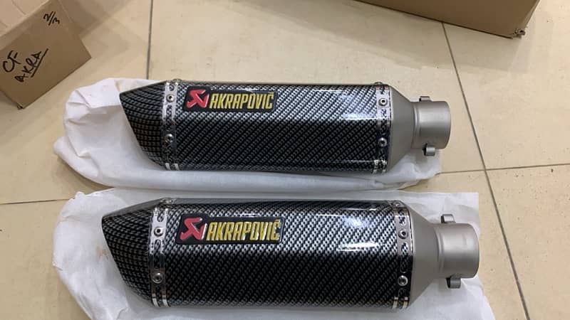 AKRAPOVIC CF Exhaust with DB Killer 2