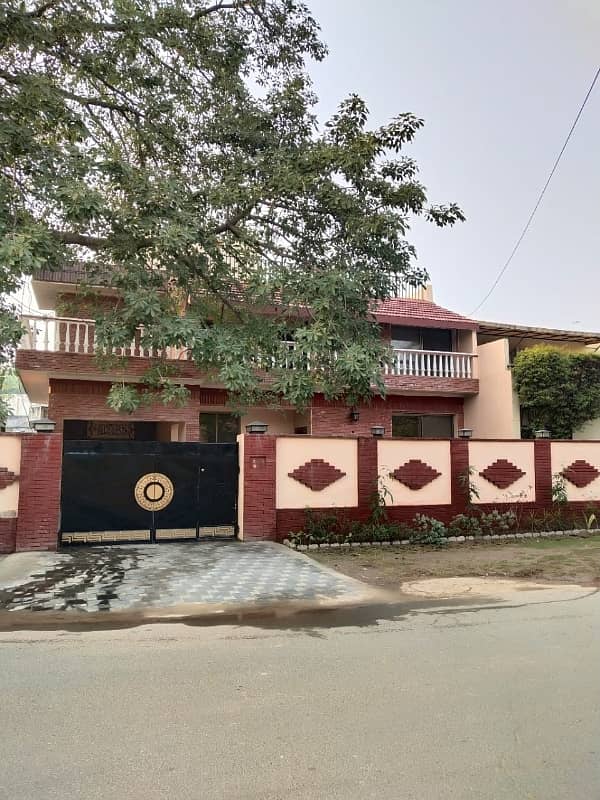 Beautiful 17-Marla, Corner Bungalow Near Park For Rent in Model Town, E-Block 1