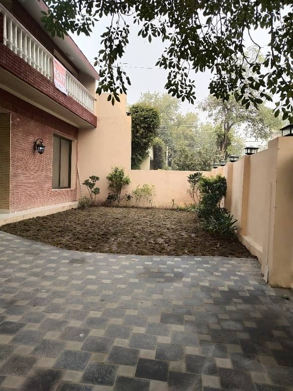 Beautiful 17-Marla, Corner Bungalow Near Park For Rent in Model Town, E-Block 23