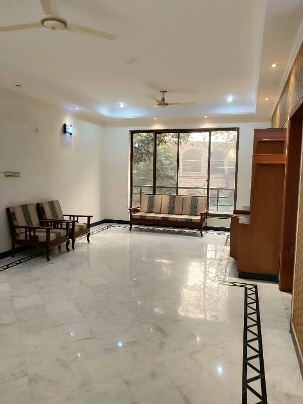 Beautiful 17-Marla, Corner Bungalow Near Park For Rent in Model Town, E-Block 33