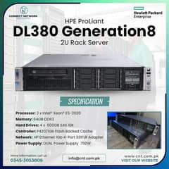 HPE ProLiant DL380 Gen8 2U Rack Server