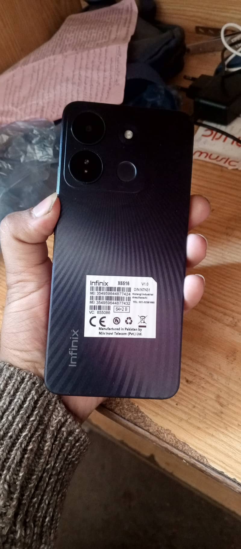 Infinix smart 7hd for sale complete box 4