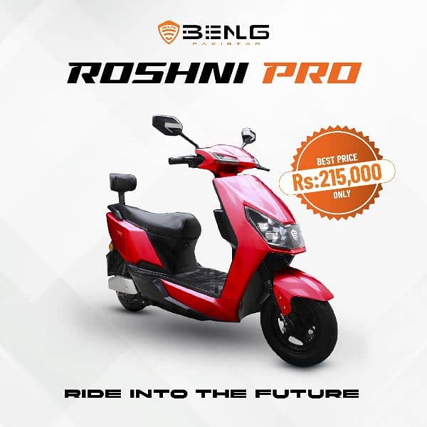 Electric Scooty Roshni Pro by benling Crown 2024 New Zero Meter 1