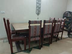 8 chairs Dining Table