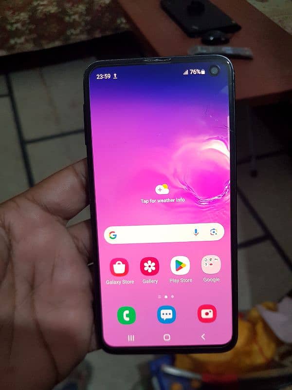 Samsung s10e 6gb 128gb pta peatch approved duile sim 9