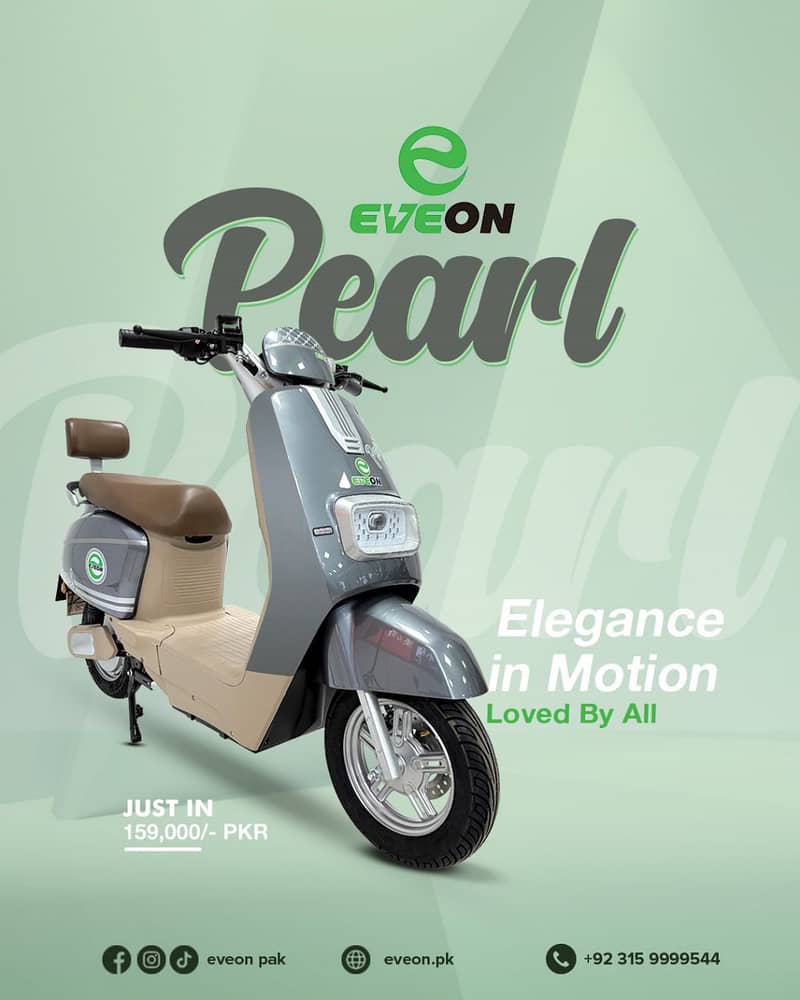 Electric bikes Eveon pearl 2024 Electric Scooty,Electric Scooter 0