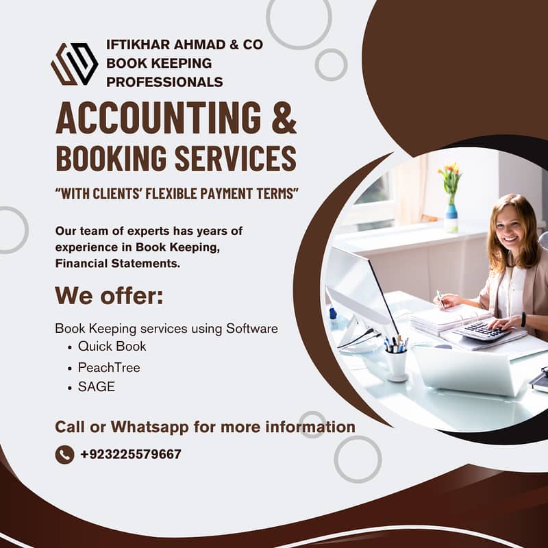 BookKeeping and Financial Statment Services for Lahore 0