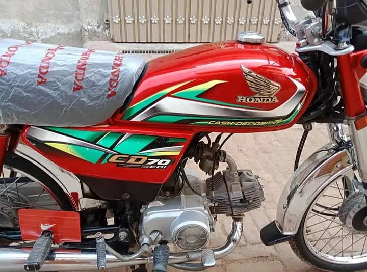 Honda CD 70 2022 Lush Condition پتوکی والے رابطہ کریں 2