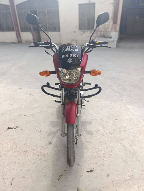 Suzuki 110cc 2018model pindi number V Good condition 5