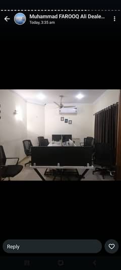 1 kanal furniture office available in Johar town