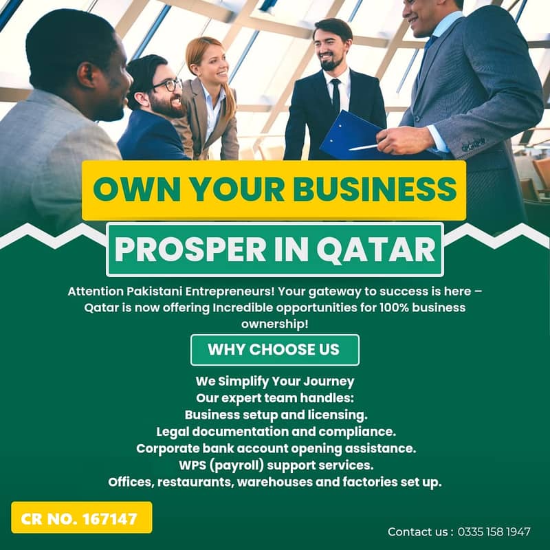 "Start Your Business in Qatar | 100% Ownership Setup Assistance" 0