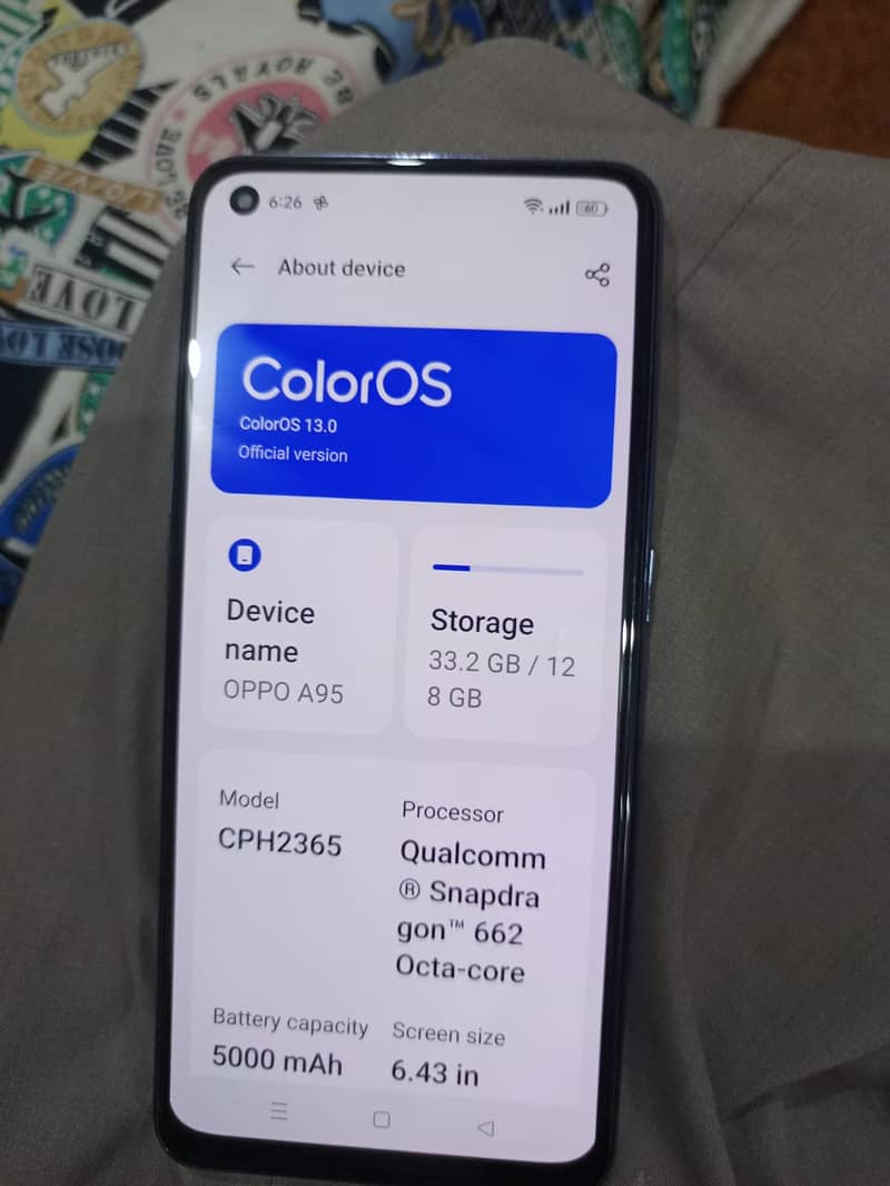 oppo A95  6 128 2