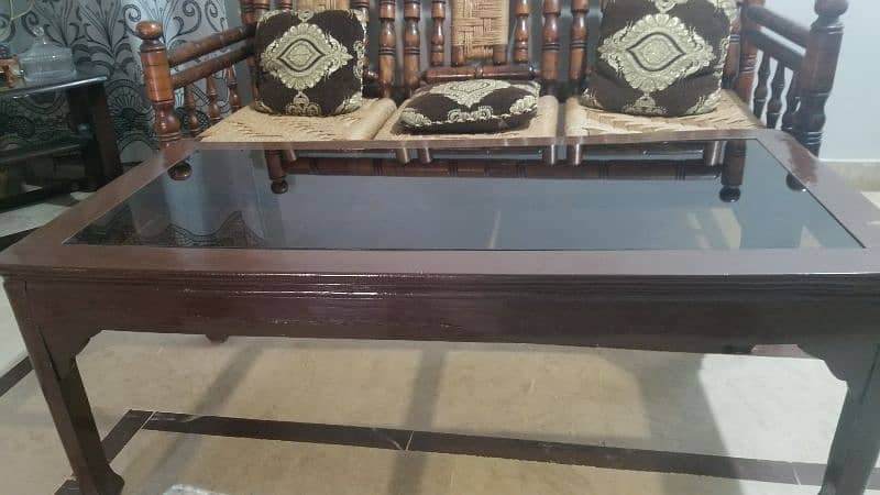 wood sofa set 2