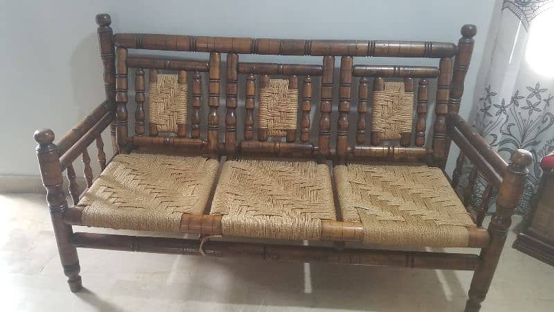 wood sofa set 4